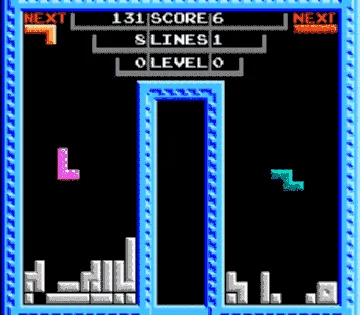 Tetris (USA) (Tengen) (Unl) screen shot game playing